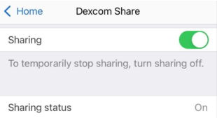 Dexcom Share On