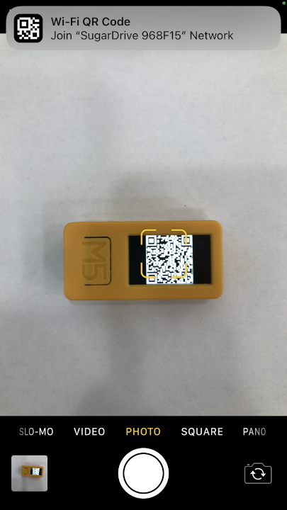 Scanning WiFi QR Code